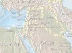 Map of the Middle East